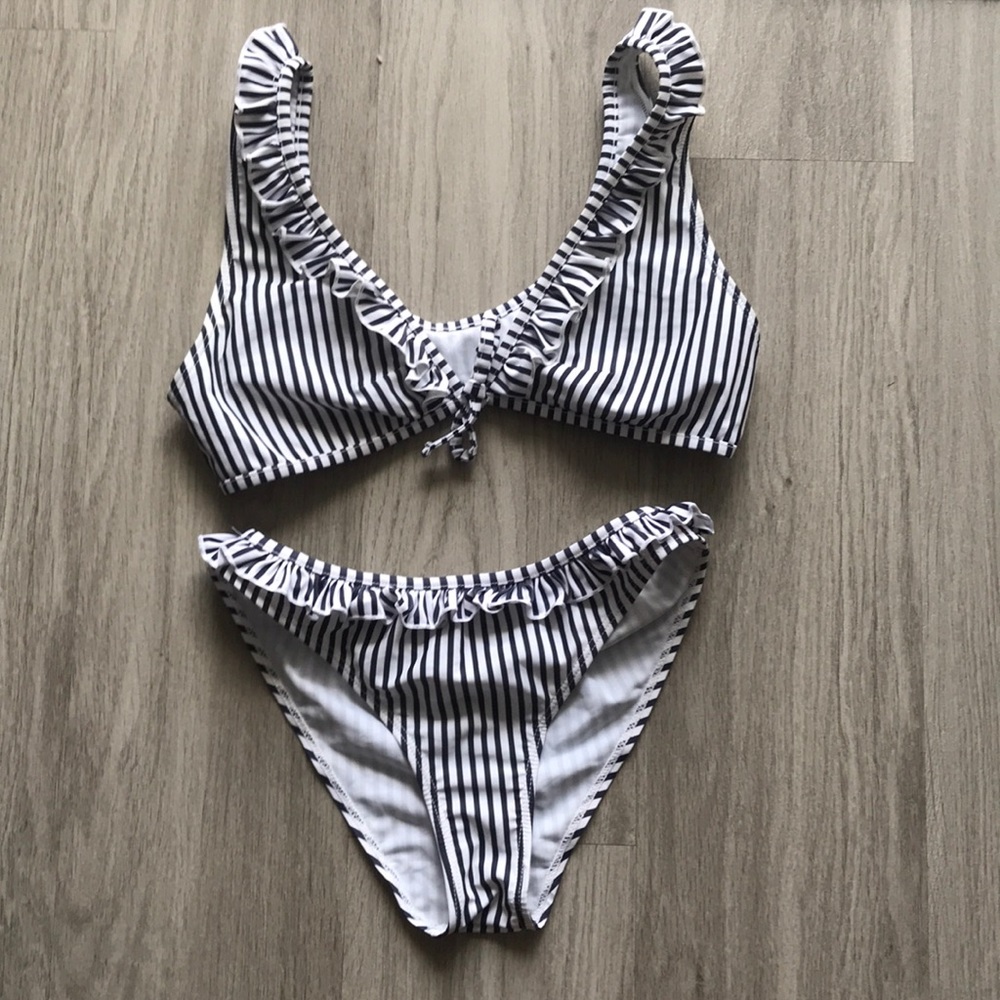 ROMWE stripped bikini